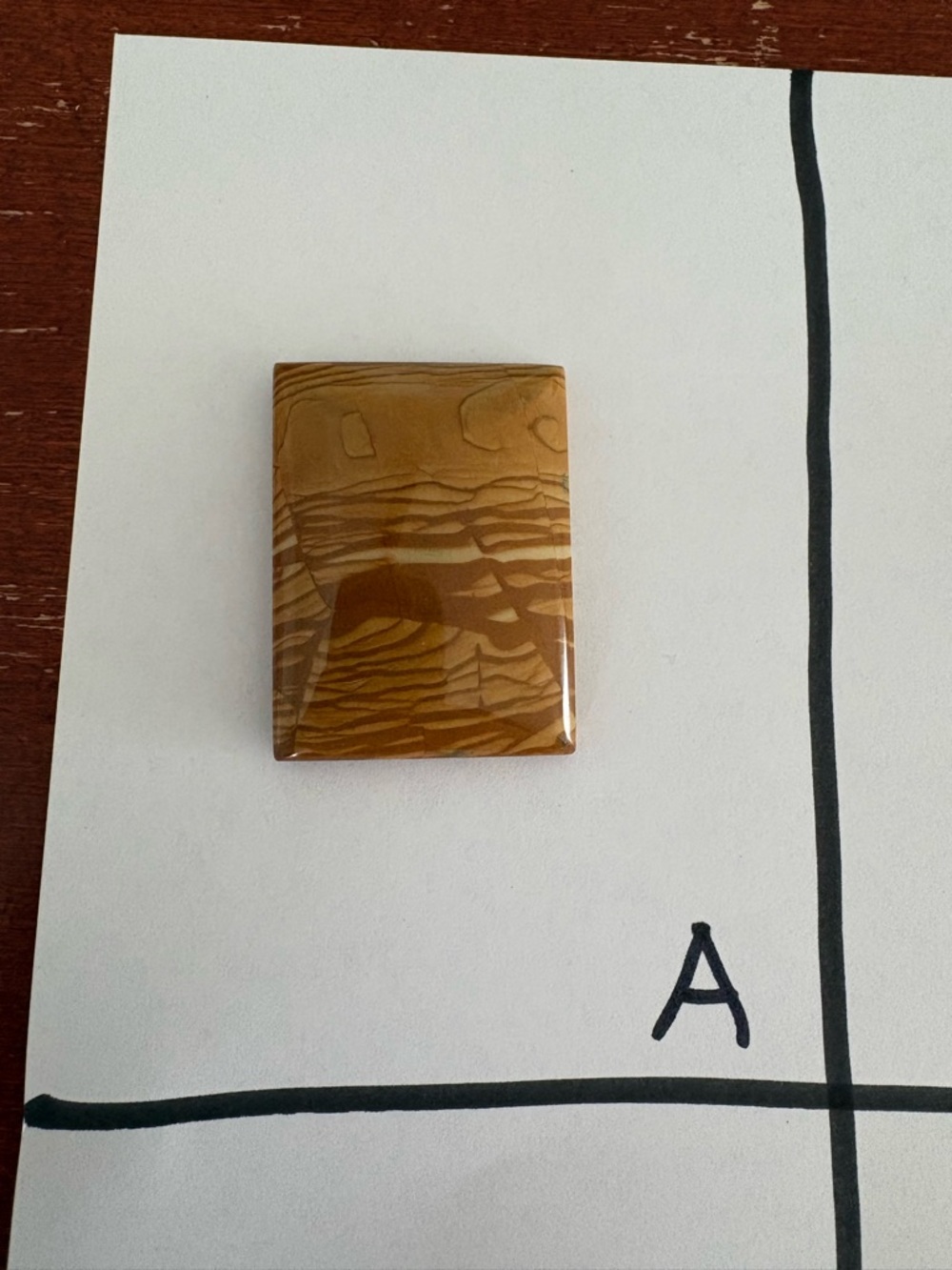 “Picture Jasper” Rectangular Cabochon